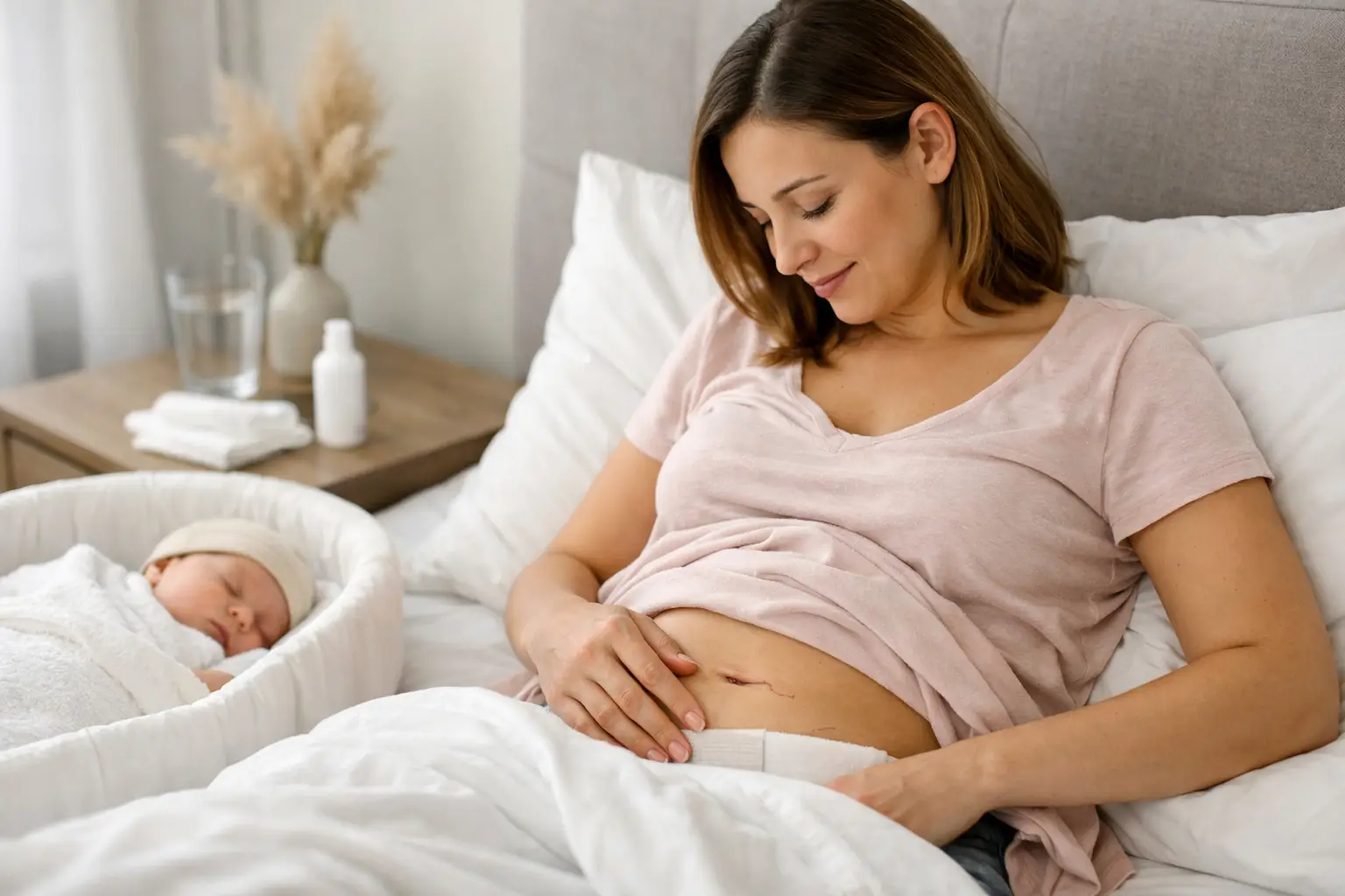 Recuperação da cesariana: o que esperar