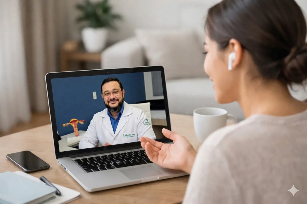 Benefícios da consulta ginecológica online