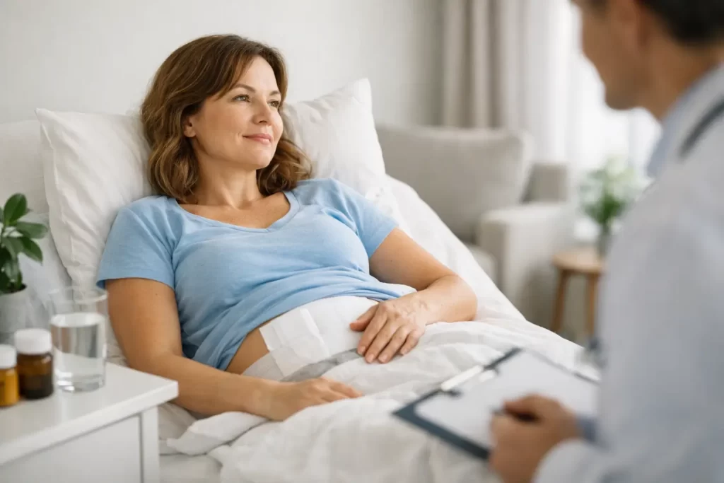 Como é a recuperação da histerectomia?