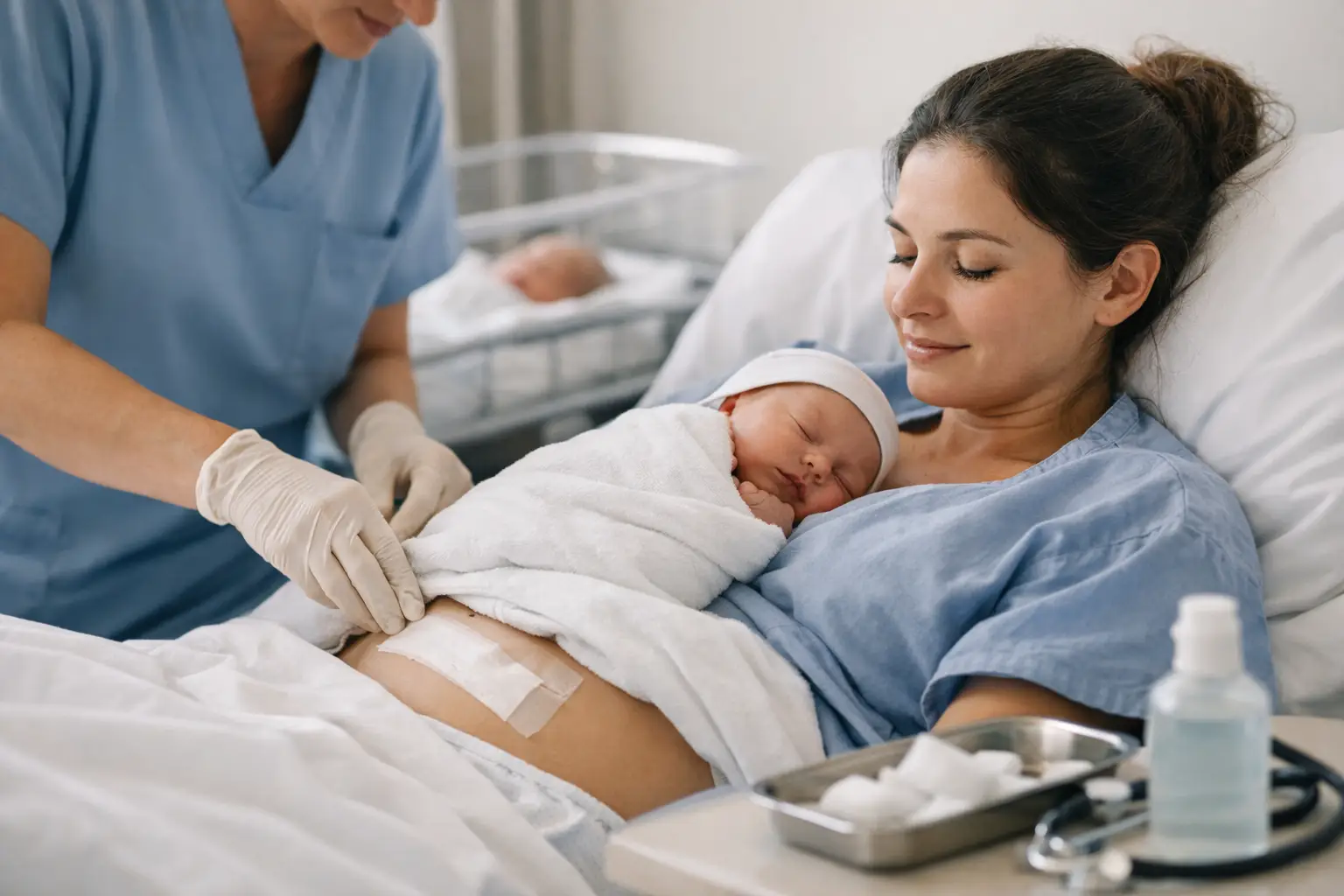 Melhores cuidados no puerpério cirúrgico