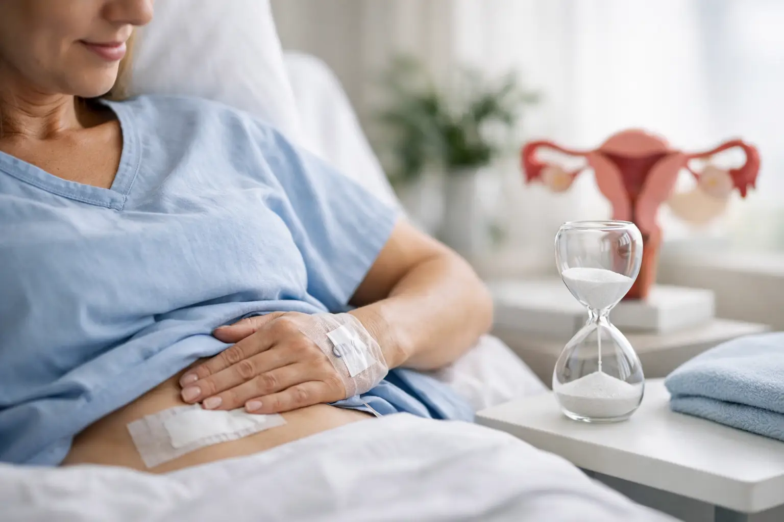 Tempo de recuperação da retirada de ovário: o que esperar