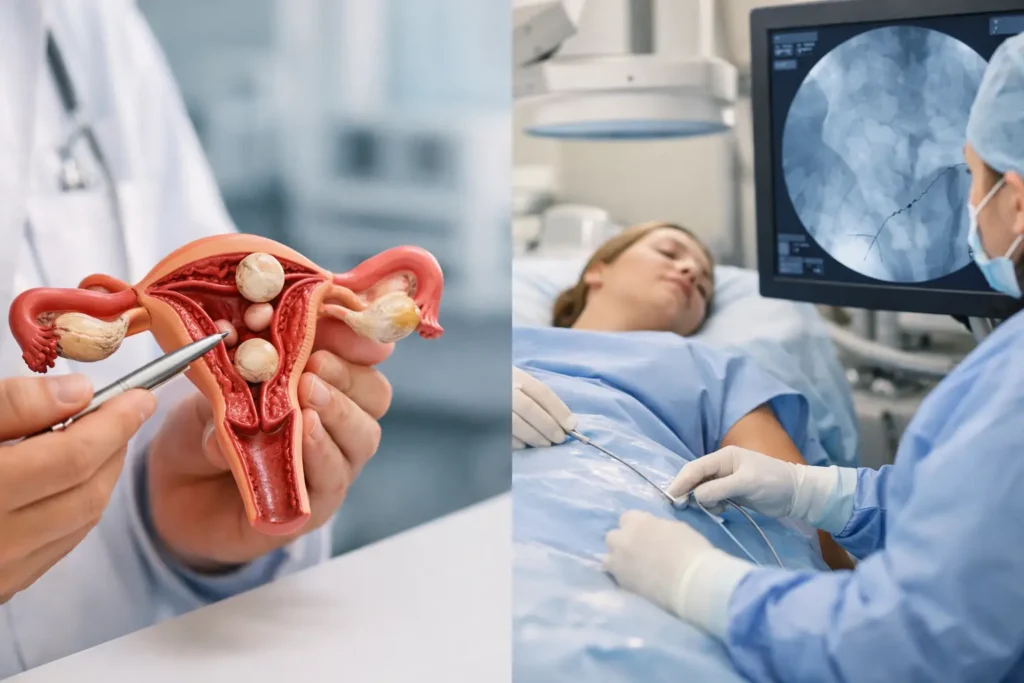 Miomectomia ou embolização uterina?