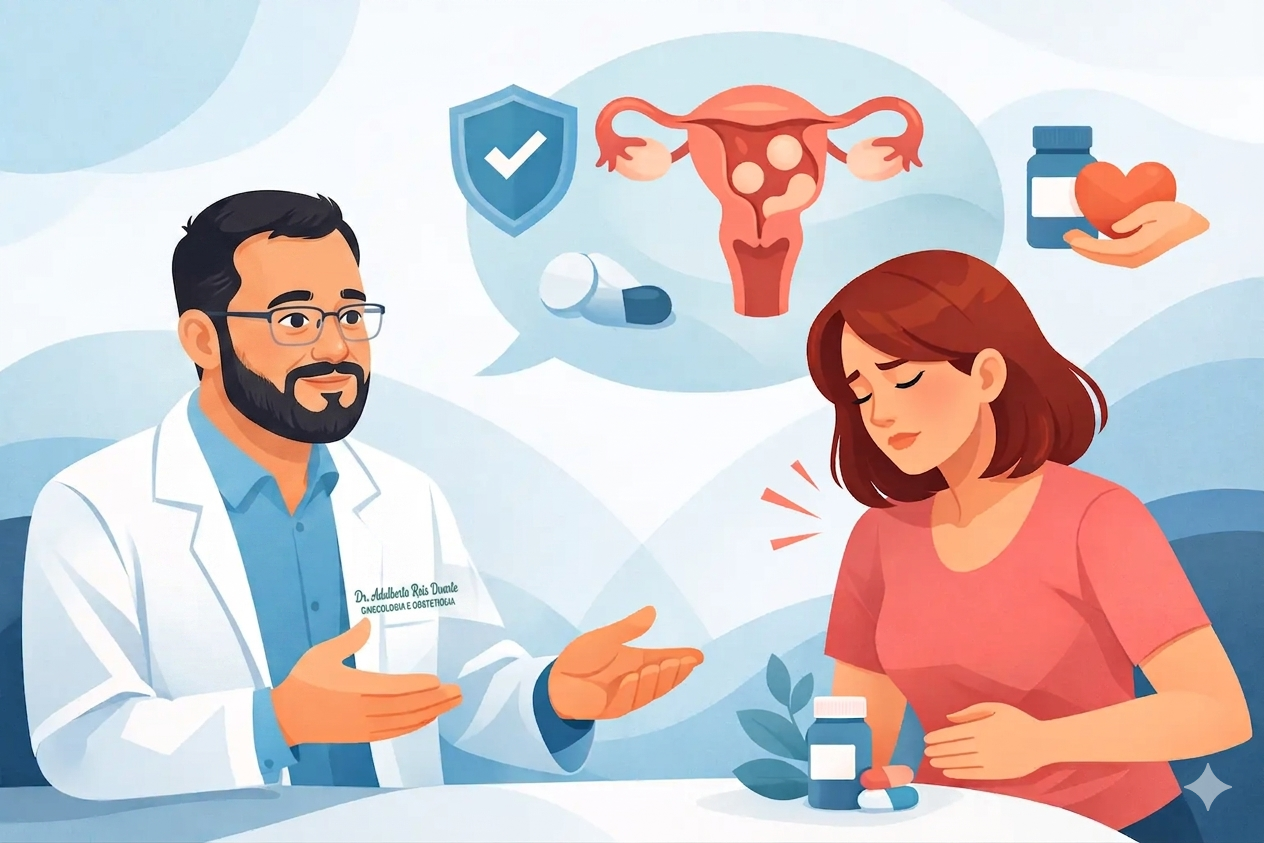 Descreva essa ultima imagem, para que seja utilizada como texto alternativo no WordPress. Nosso médico de referência é o Dr Adalberto Reis Duarte, ginecologista e obstetra. Me dê a resposta em texto