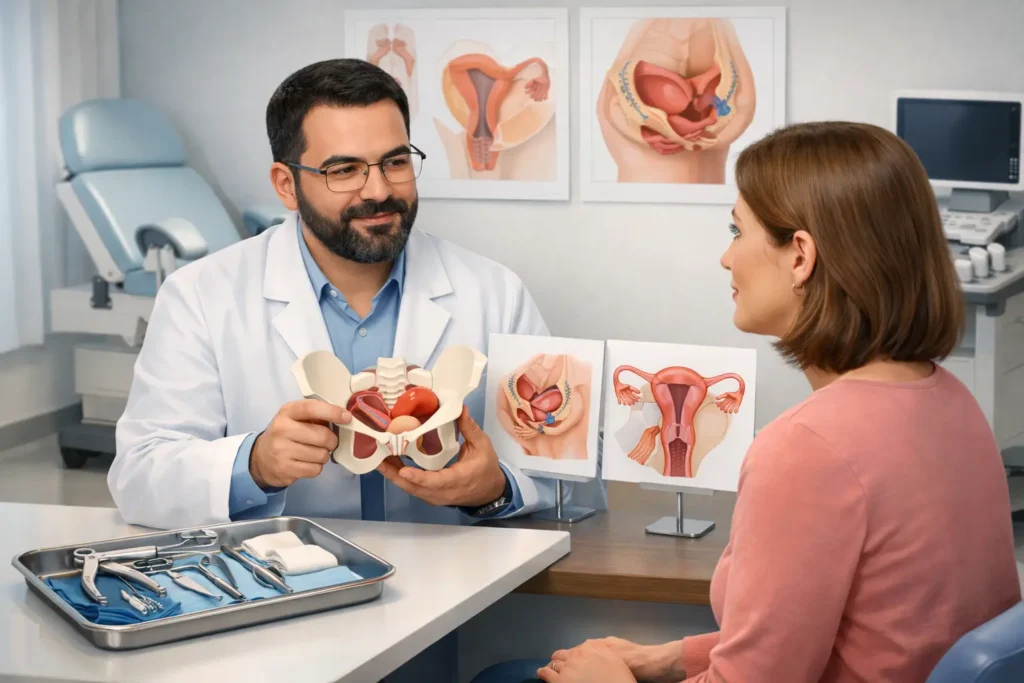 Como é feita a perineoplastia?