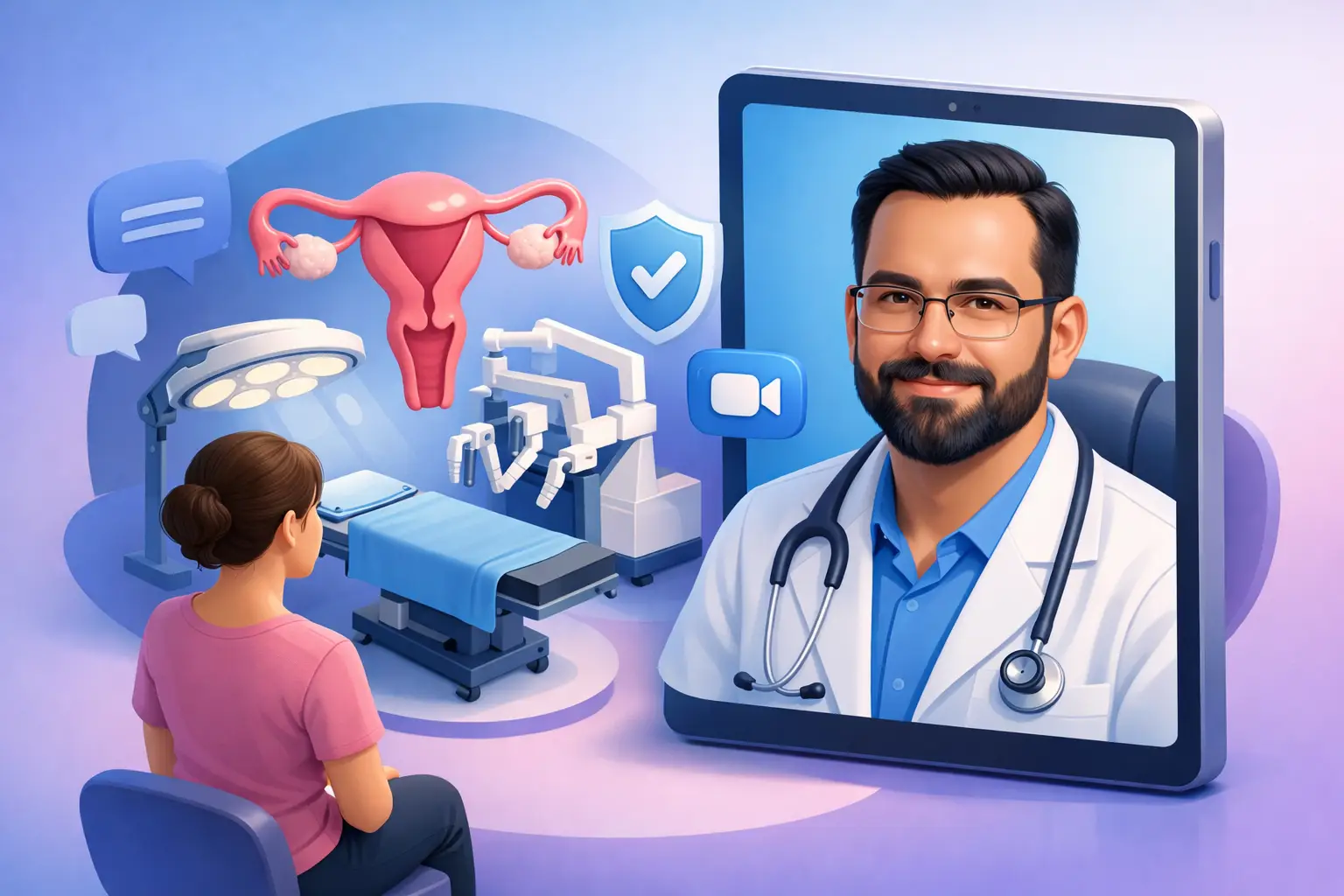 Ginecologista online para cirurgia é seguro?