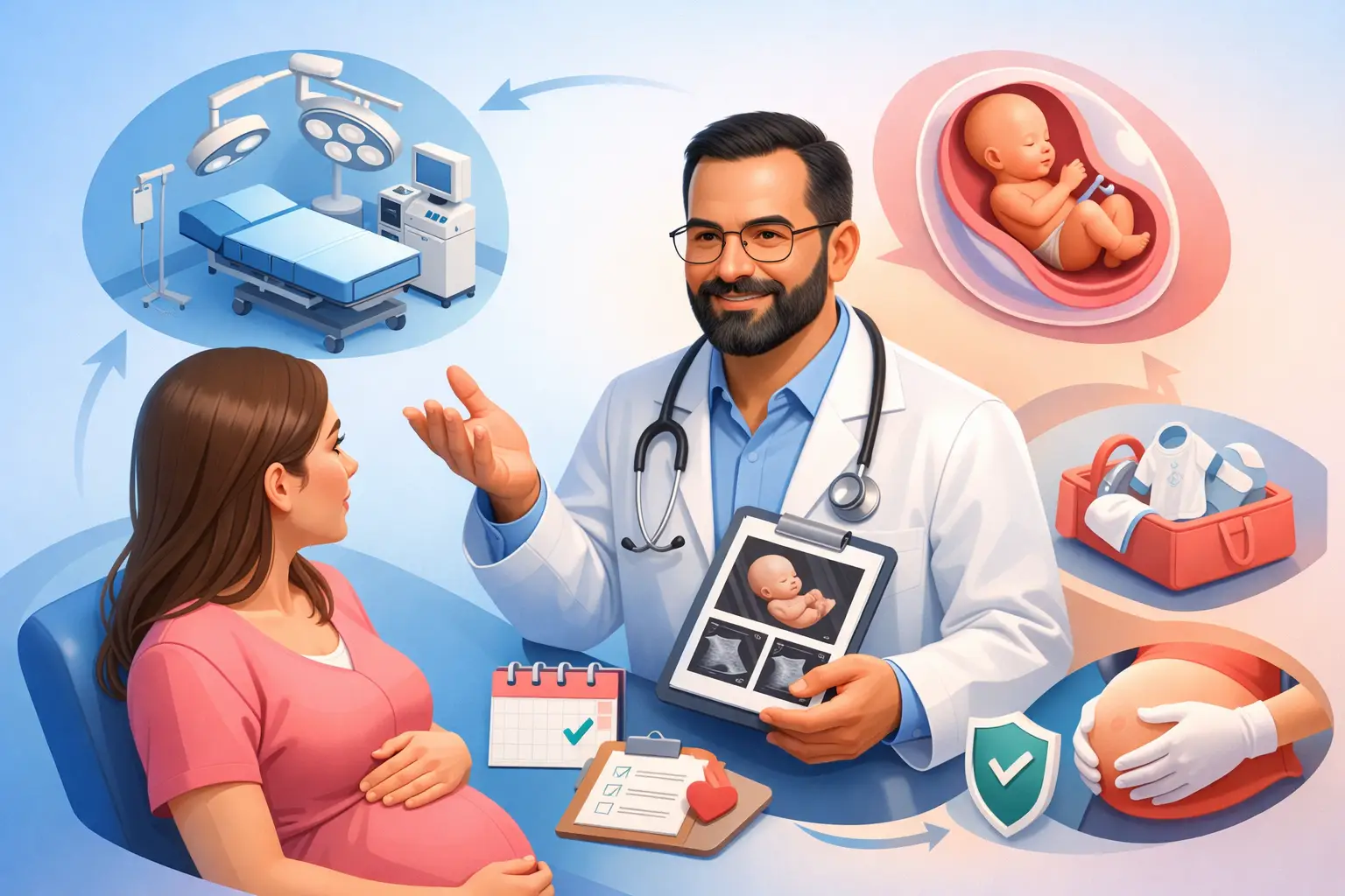 Como planejar um parto cesáreo seguro com confiança