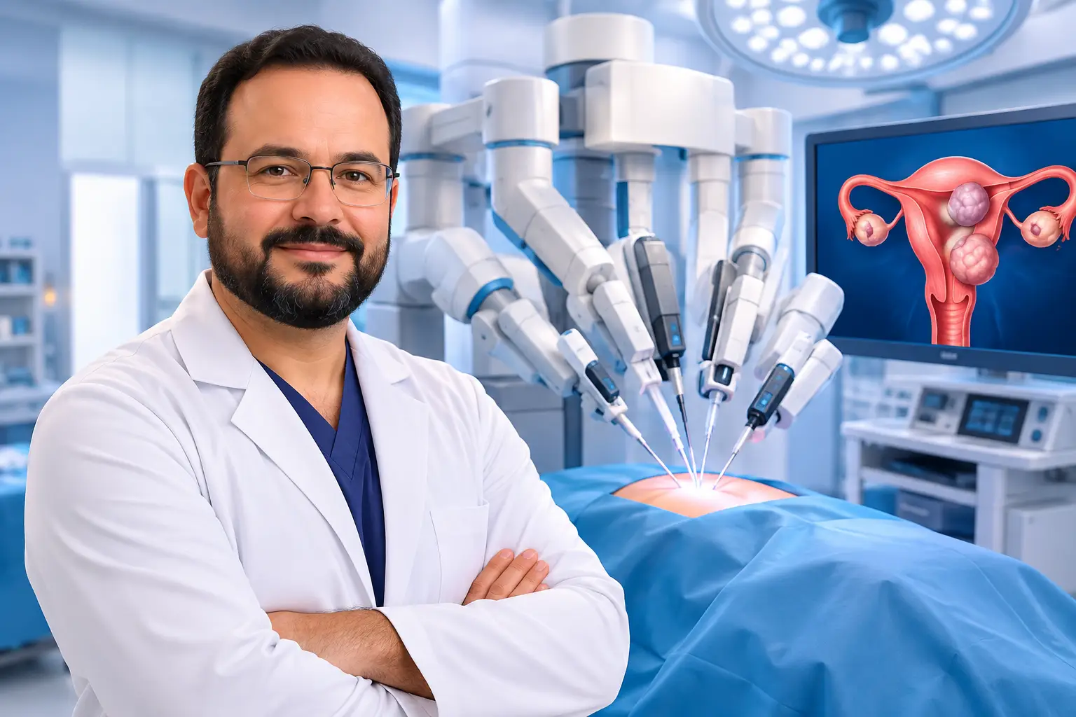 Quando a cirurgia robótica para miomas é indicada?
