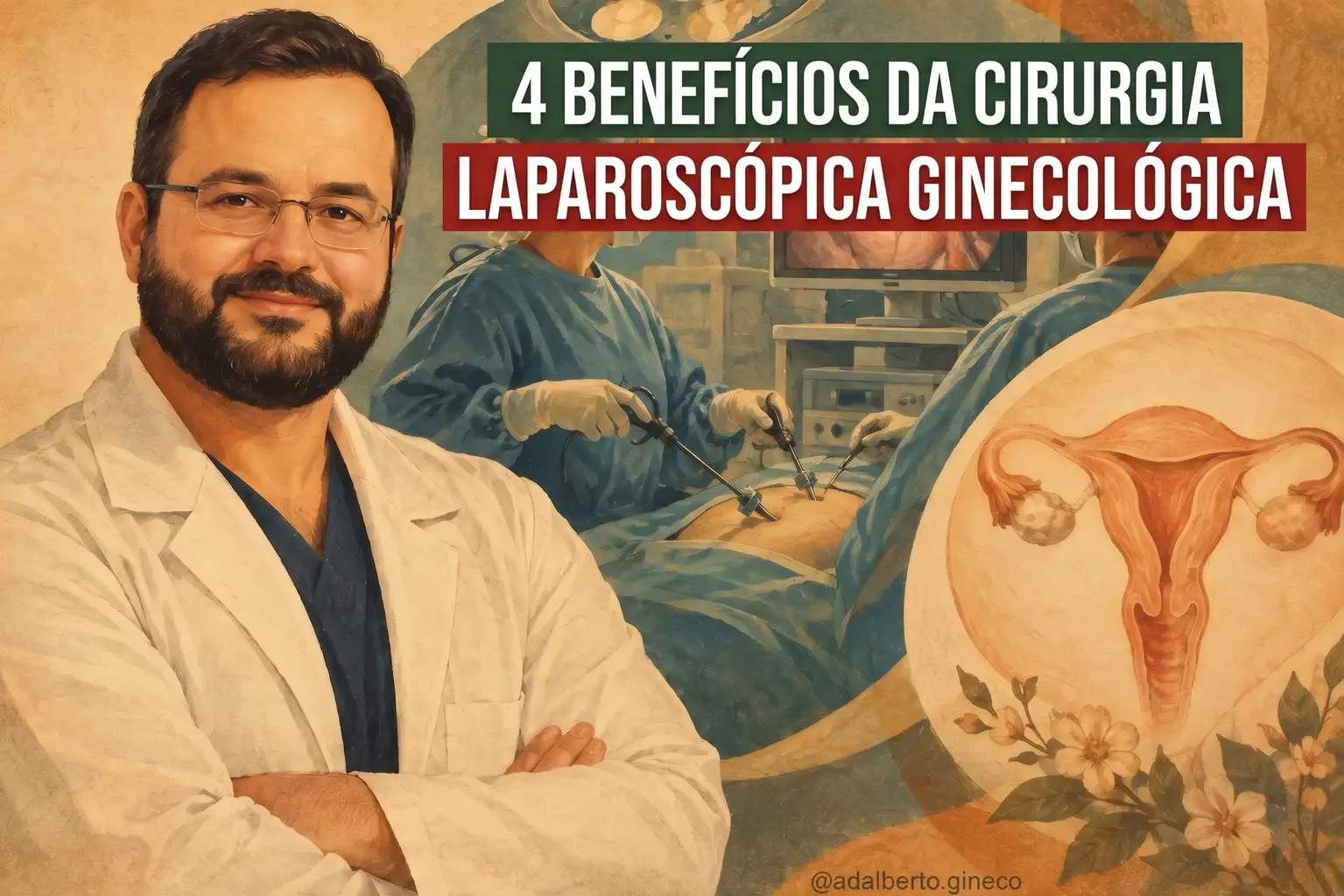 4 benefícios da cirurgia laparoscópica ginecológica