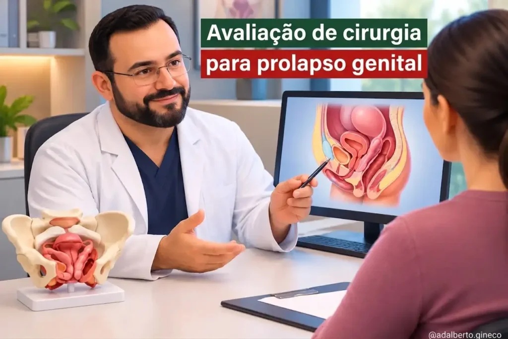 Avaliação de cirurgia para prolapso genital