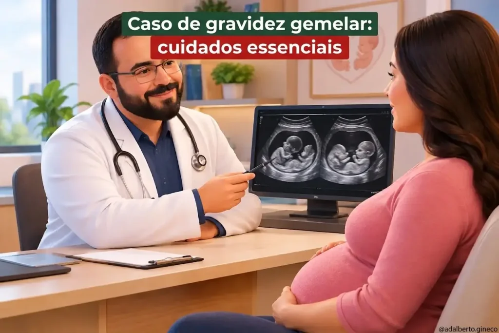 Caso de gravidez gemelar: cuidados essenciais