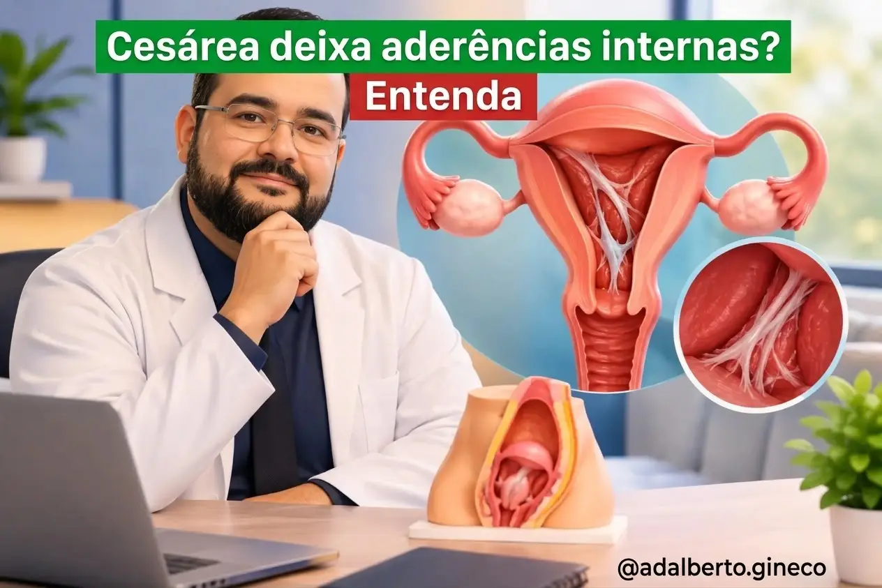 Cesárea deixa aderências internas? Entenda
