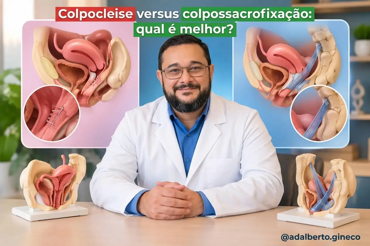 Colpocleise versus colpossacrofixação: qual é melhor?