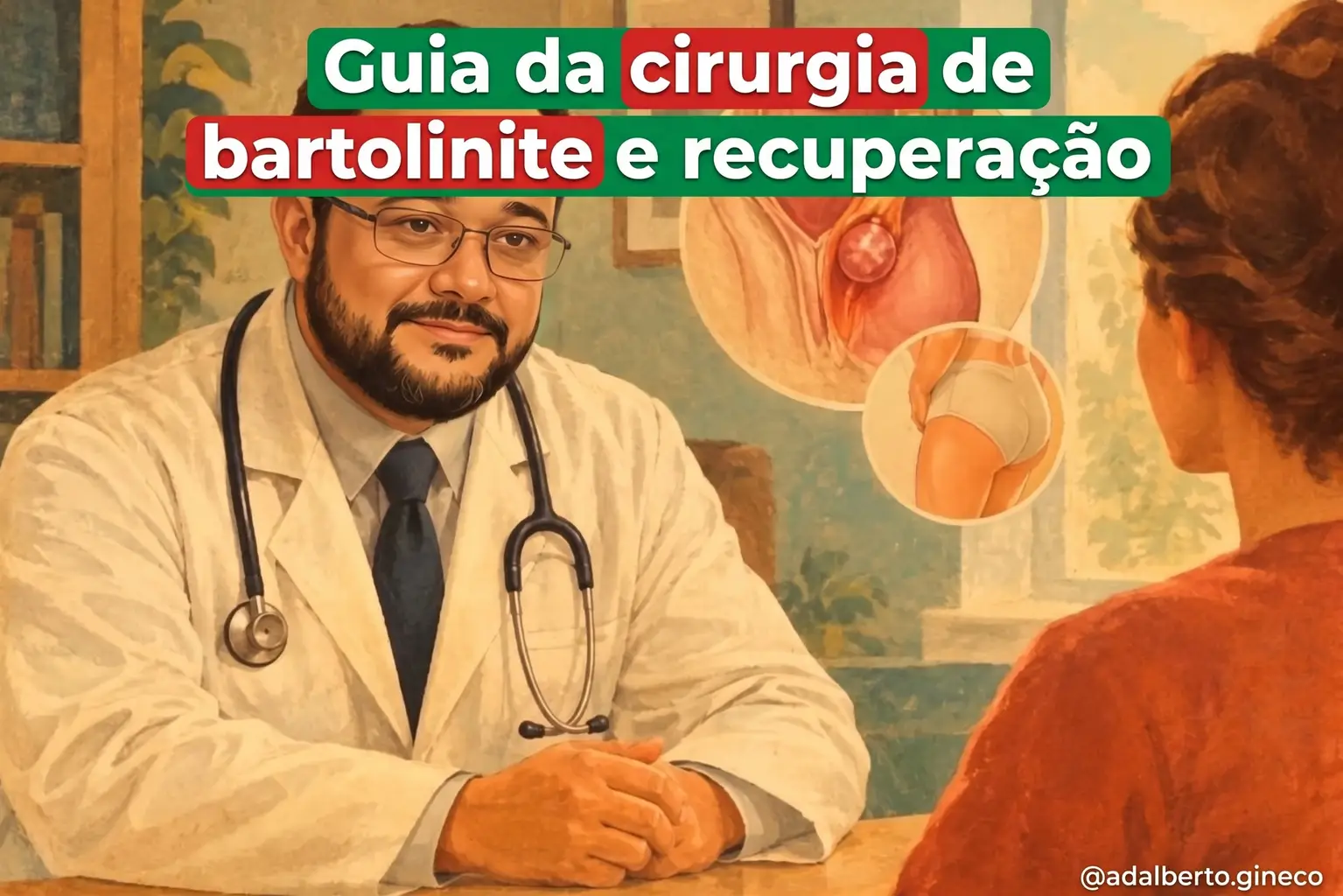Guia da cirurgia de bartolinite e recuperação