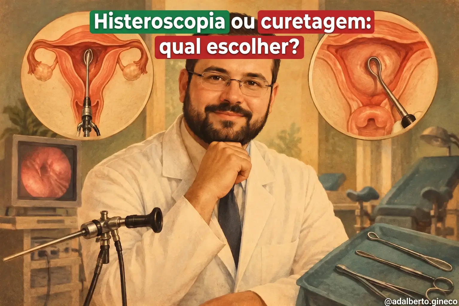 Histeroscopia ou curetagem: qual escolher?