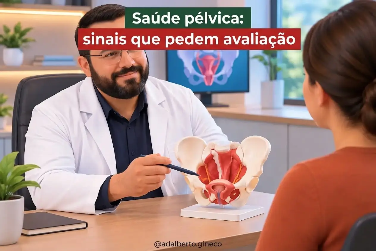Saúde pélvica: sinais que pedem avaliação